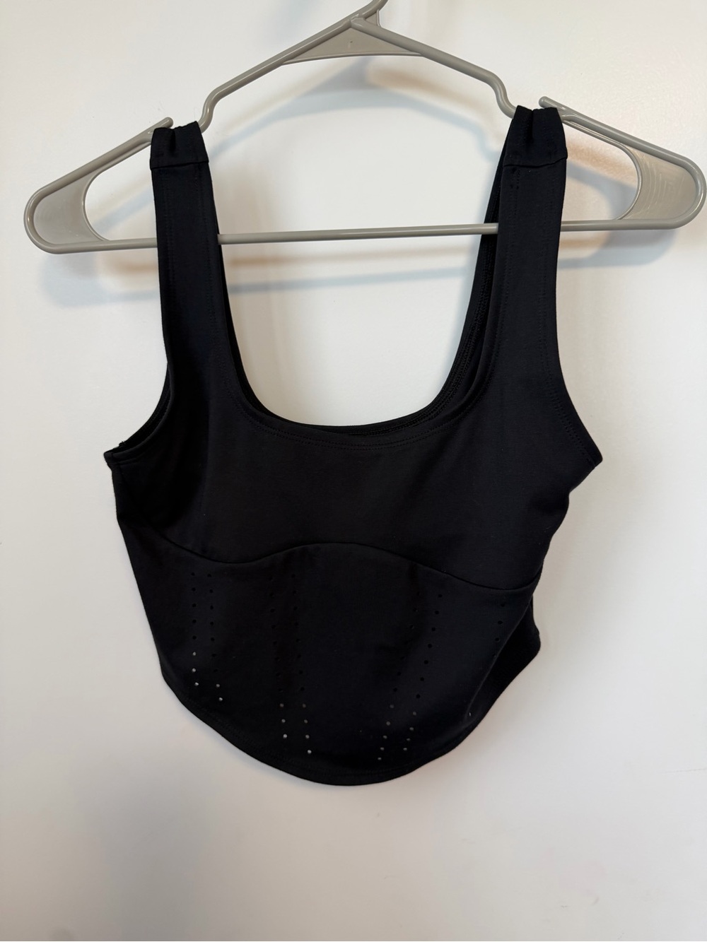 NWOT VSX Black Scoop Neck Women's Crop Tank